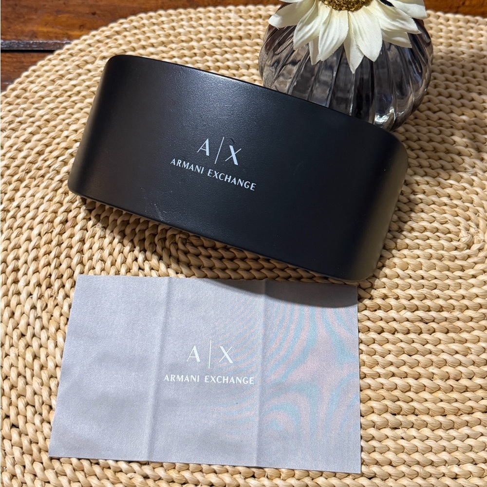 Armani Exchange Sunglasses Case & Cloth